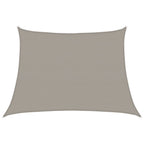 Vela Parasole 160 g/m² Trapezio Grigio Chiaro 4/5x3 m in HDPE