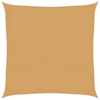 Vela Parasole 160 g/m² Quadrata Sabbia 3x3 m in HDPE