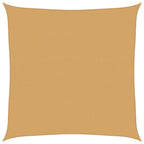 Vela Parasole 160 g/m² Quadrata Sabbia 7x7 m in HDPE