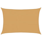 Vela Parasole 160 g/m² Rettangolare Sabbia 2,5x3,5 m in HDPE