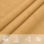 Vela Parasole 160 g/m² Rettangolare Sabbia 3x6 m in HDPE