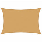 Vela Parasole 160 g/m² Rettangolare Sabbia 3,5x5 m in HDPE