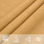 Vela Parasole 160 g/m² Rettangolare Sabbia 3,5x5 m in HDPE