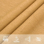 Vela Parasole 160 g/m² Triangolare Sabbia 3x4x4 m in HDPE