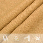 Vela Parasole 160 g/m² Triangolare Sabbia 3,5x3,5x4,9 m in HDPE