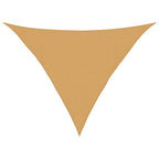 Vela Parasole 160 g/m² Triangolare Sabbia 4x4x5,8 m in HDPE