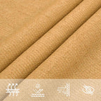 Vela Parasole 160 g/m² Triangolare Sabbia 5x5x6 m in HDPE
