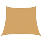Vela Parasole 160 g/m² Trapezio Grigio Chiaro 3/4x3 m in HDPE