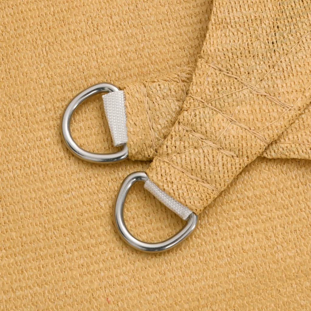 Vela Parasole 160 g/m² Trapezio Grigio Chiaro 3/4x3 m in HDPE