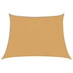Vela Parasole 160 g/m² Trapezio Grigio Chiaro 4/5x3 m in HDPE