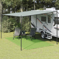 Tappeto da Tenda Verde Chiaro 200x400 cm HDPE