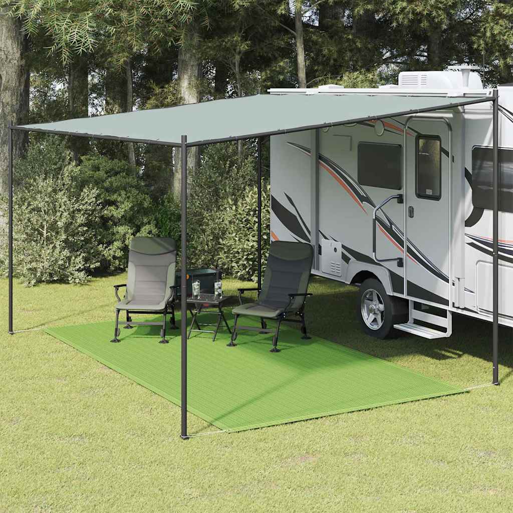Tappeto da Tenda Verde Chiaro 250x350 cm HDPE