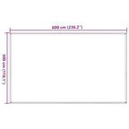 Tappeto da Tenda Verde Chiaro 300x600 cm HDPE