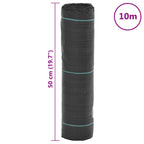 Membrana Antierbacce Nera 0,5x10 m in PP