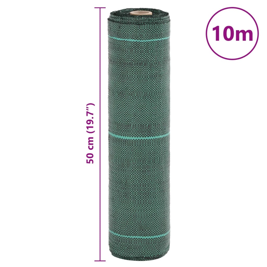 Membrana Antierbacce Verde 0,5x10 m in PP