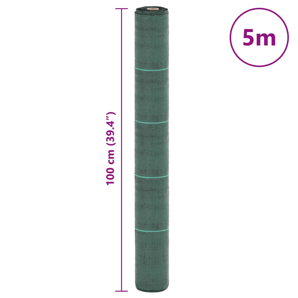 Membrana Antierbacce Verde 1x5 m in PP