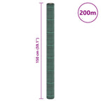 Membrana Antierbacce Verde 1,5x200 m in PP