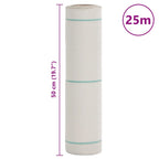 Membrana Antierbacce Bianca 0,5x25 m in PP