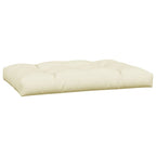 Cuscini per Pallet 3 pz Crema in Tessuto