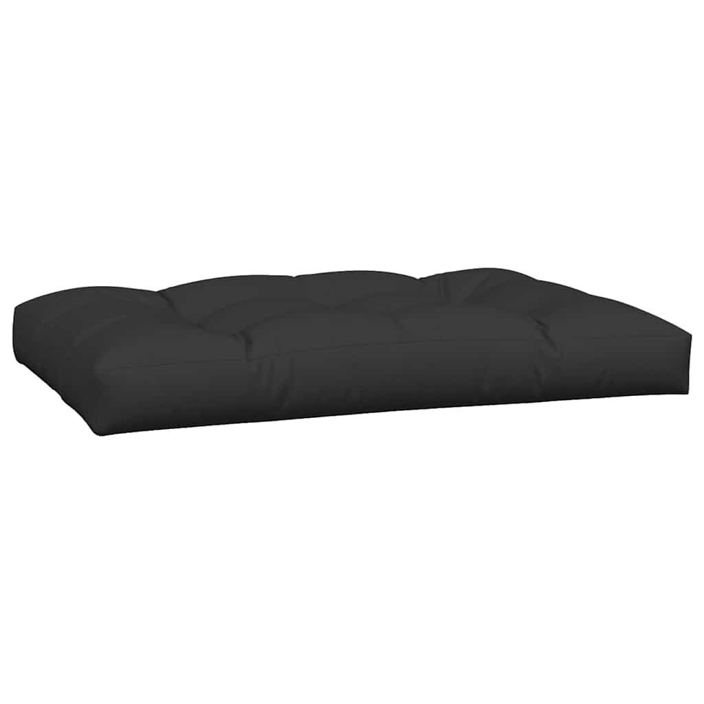 Cuscini per Pallet 5 pz Neri in Tessuto