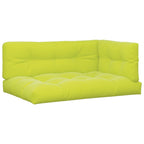 Cuscini per Pallet 5 pz Verde Intenso in Tessuto