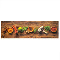 Tappeto da Cucina Lavabile Spezie 45x150 cm Velluto