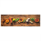 Tappeto da Cucina Lavabile Spezie 45x150 cm Velluto