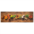 Tappeto da Cucina Lavabile Spezie 60x180 cm Velluto