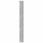Scarpiera con Specchio a 5 Livelli Grigio Sonoma 63x17x169,5 cm