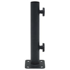 Base per Ombrellone per Palo da Ø32/34/38 mm Nero Opaco Acciaio