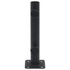 Base per Ombrellone per Palo da Ø32/34/38 mm Nero Opaco Acciaio