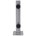 Base per Ombrellone per Palo da Ø32/34/38 mm Argento in Acciaio