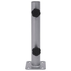 Base per Ombrellone per Palo da Ø32/34/38 mm Argento in Acciaio
