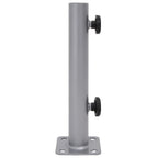 Base per Ombrellone per Palo da Ø32/34/38 mm Argento in Acciaio