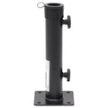 Base per Ombrellone per Palo da Ø38/48 mm Nero Opaco in Acciaio