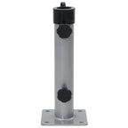 Base per Ombrellone per Palo da Ø38/48 mm Argento in Acciaio