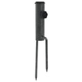 Supporti Ombrellone con Picchetti 2pz 9x35cm Acciaio Zincato