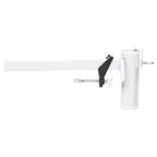 Morsetto per Ombrellone da Balcone Bianco 38 mm in Acciaio