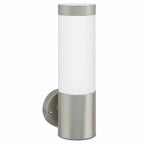 Lampada da Parete Esterna Argento 12 x 8,5 x 27 cm