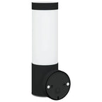 Lampada da Parete Esterna 2 pcs Nero 12 x 8,5 x 27 cm