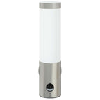 Lampada da Parete Esterna Argento 12 x 8,5 x 29 cm