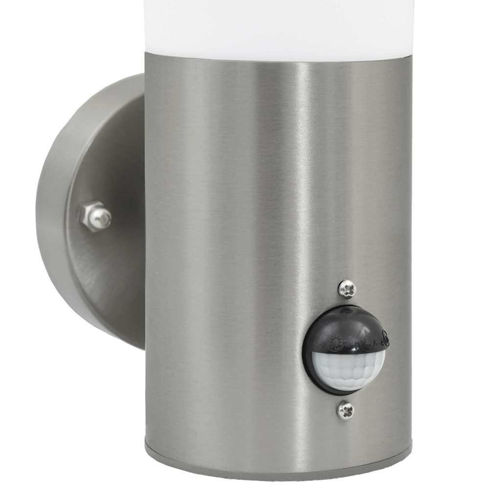 Lampada da Parete Esterna 2 pcs Argento 12 x 8,5 x 29 cm