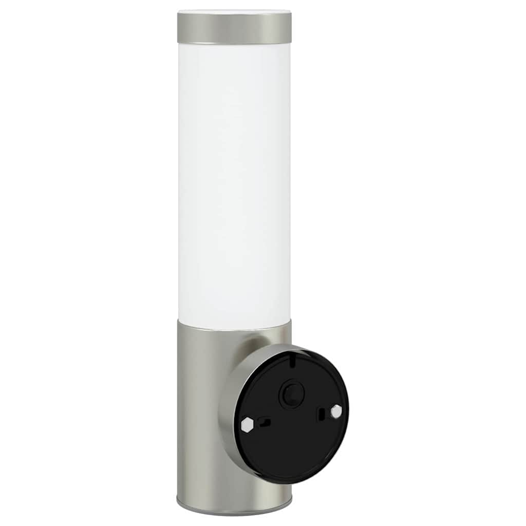 Lampada da Parete Esterna 2 pcs Argento 12 x 8,5 x 29 cm
