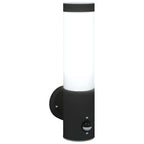 Lampada da Parete Esterna Nero 12 x 8,5 x 29 cm