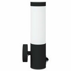 Lampada da Parete Esterna Nero 12 x 8,5 x 29 cm