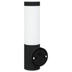 Lampada da Parete Esterna 2 pcs Nero 12 x 8,5 x 29 cm
