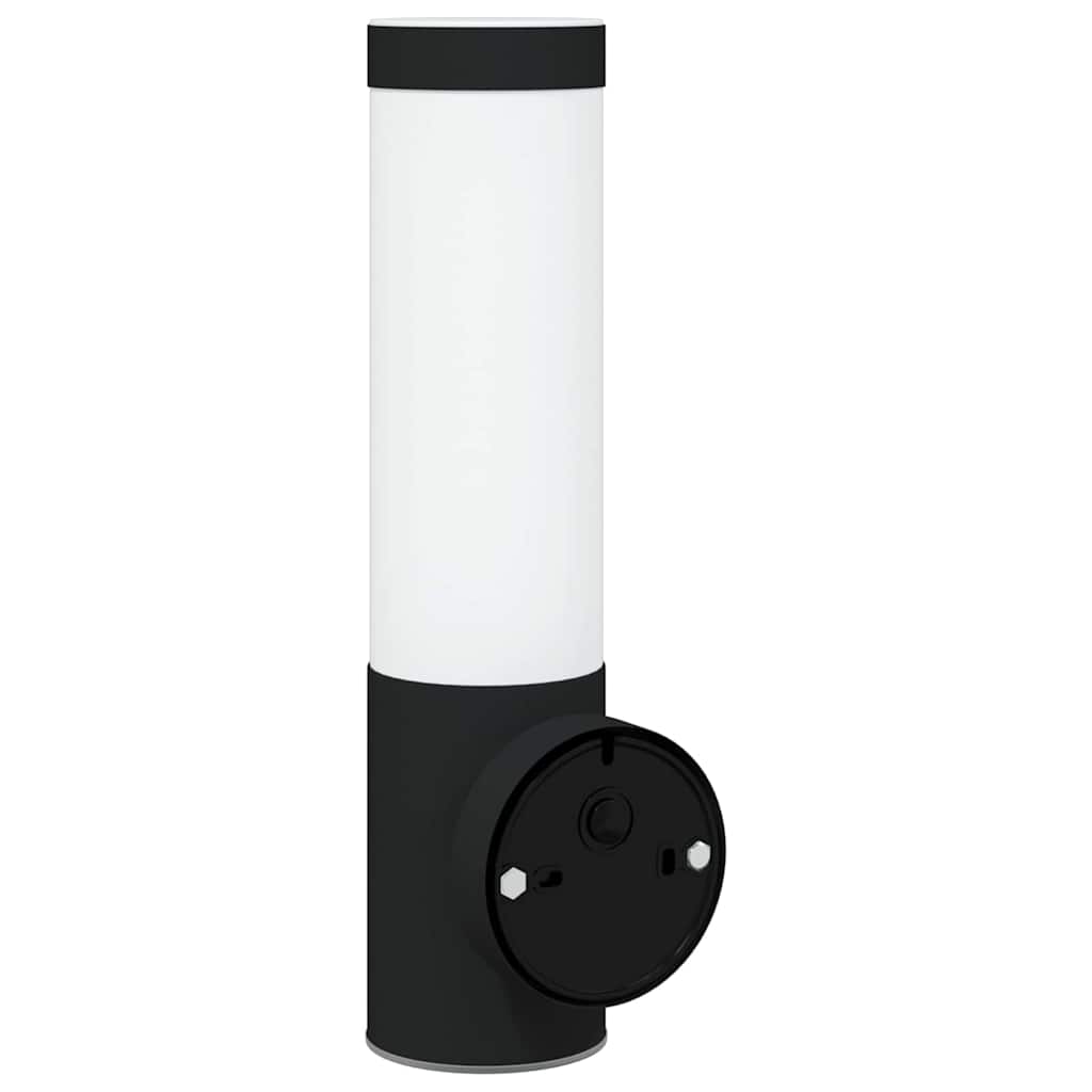 Lampada da Parete Esterna 2 pcs Nero 12 x 8,5 x 29 cm