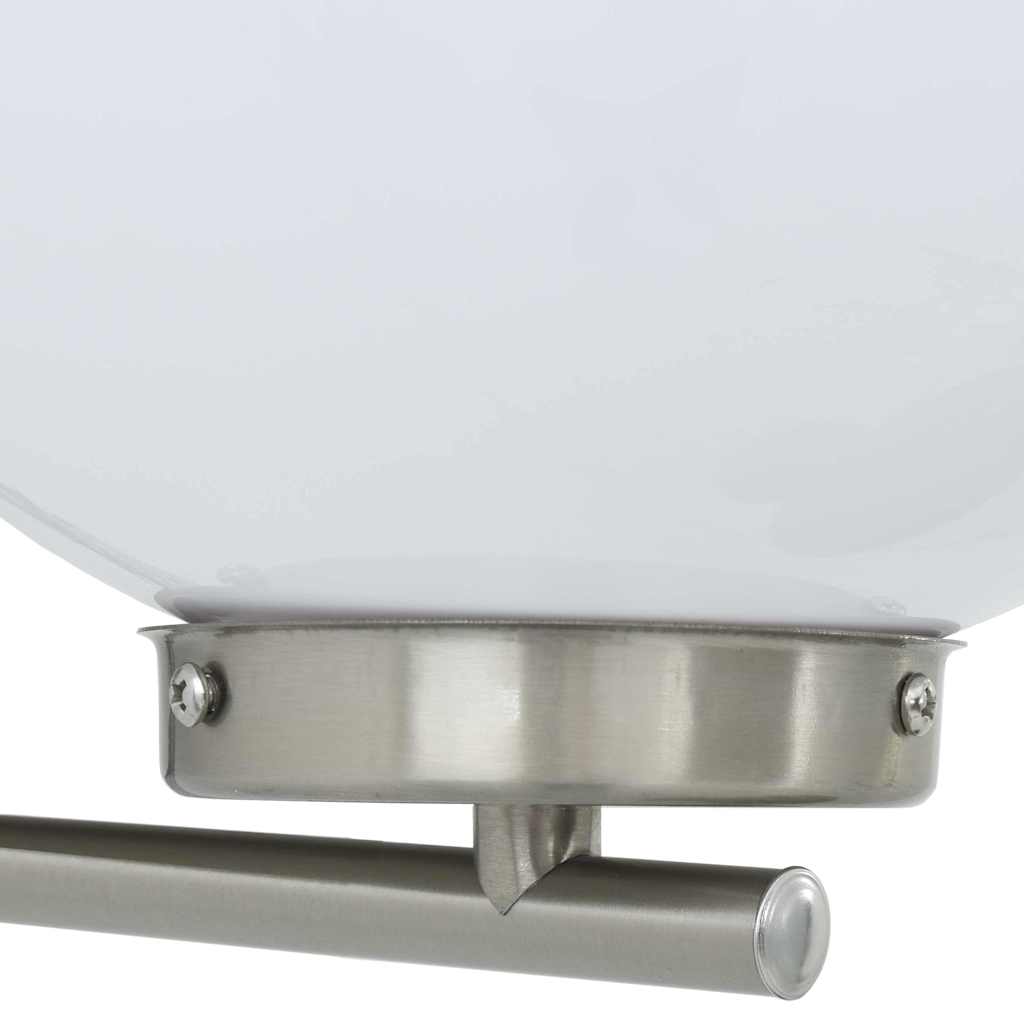 Lampada da Parete Esterna 2 pcs Argento 29 x 25 x 33 cm
