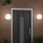 Lampada da Parete Esterna 2 pcs Argento 29 x 25 x 33 cm