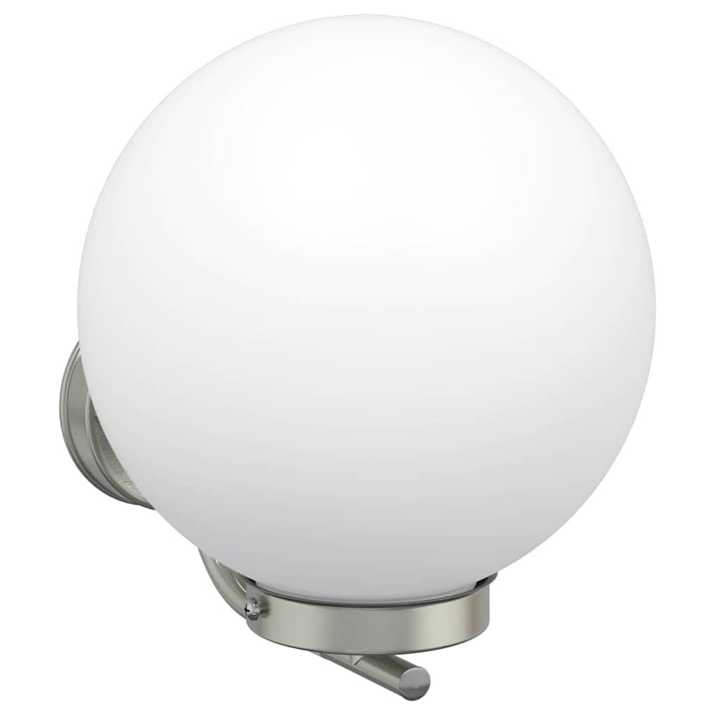 Lampada da Parete Esterna 2 pcs Argento 29 x 25 x 33 cm